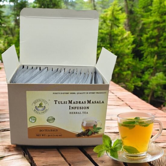 Tulsi Madras Masala Infusion - 20 Tea Bags - Image 2