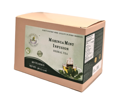 Moringa Mint Infusion - 20 Tea Bags - Image 3